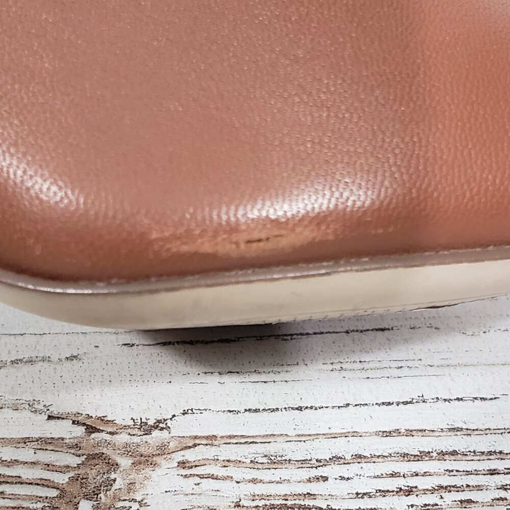 Cole Haan  Camel Brown Leather Heeled Knee Boots  Women's Size 10.5B - Picture 7 of 10